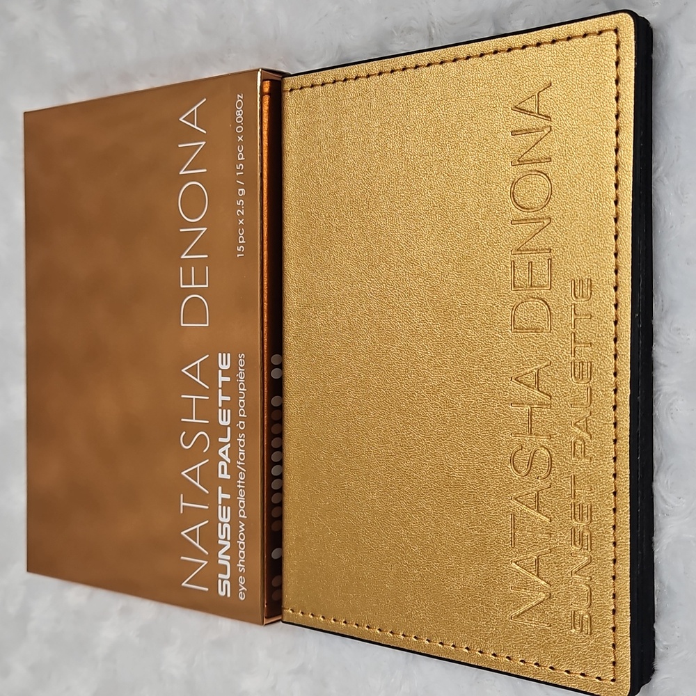 NIB Natasha Denona Sunset Palette high-end 15-pan eyeshadow palette.
